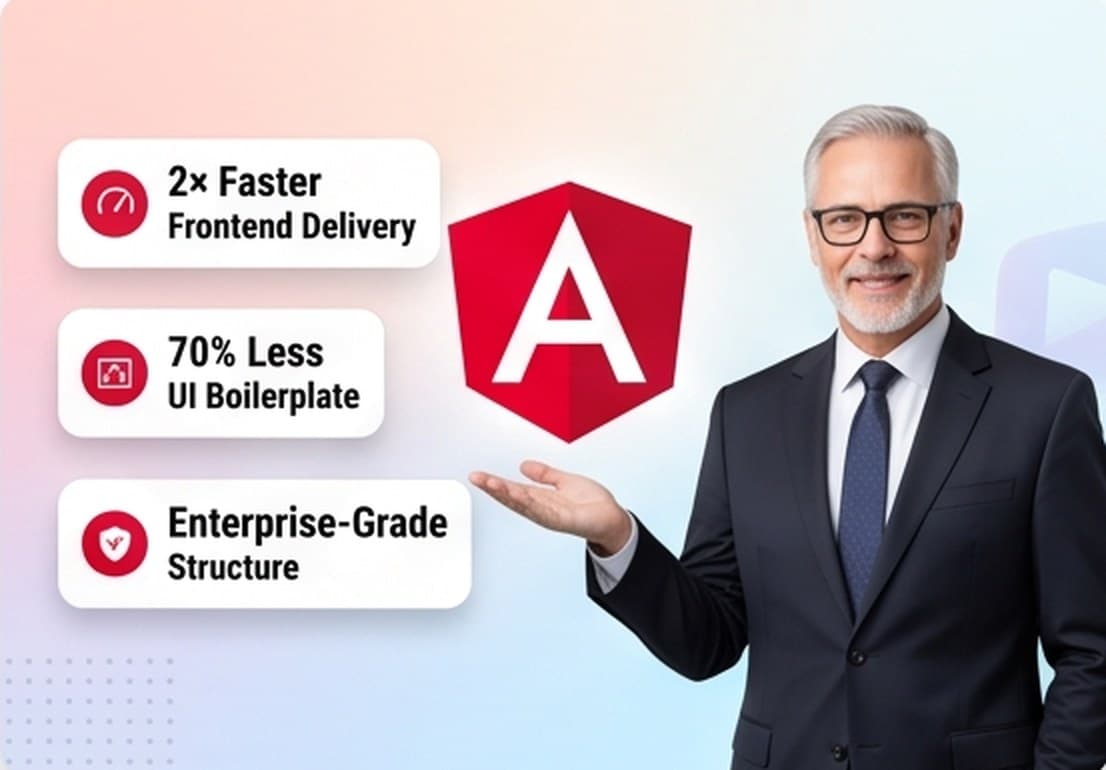 Angular — The batteries-included enterprise framework — structure, tooling and consistency for large, long-lived applications.